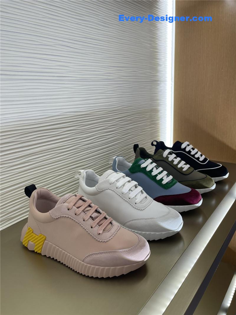 H**me5 bouncing low-top sneakers in blue for women