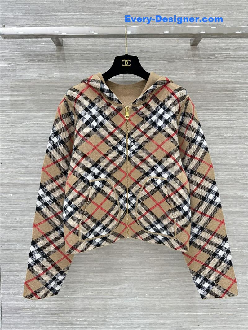 Bv*b*rry v-neck college style cardigan coat replica clothes