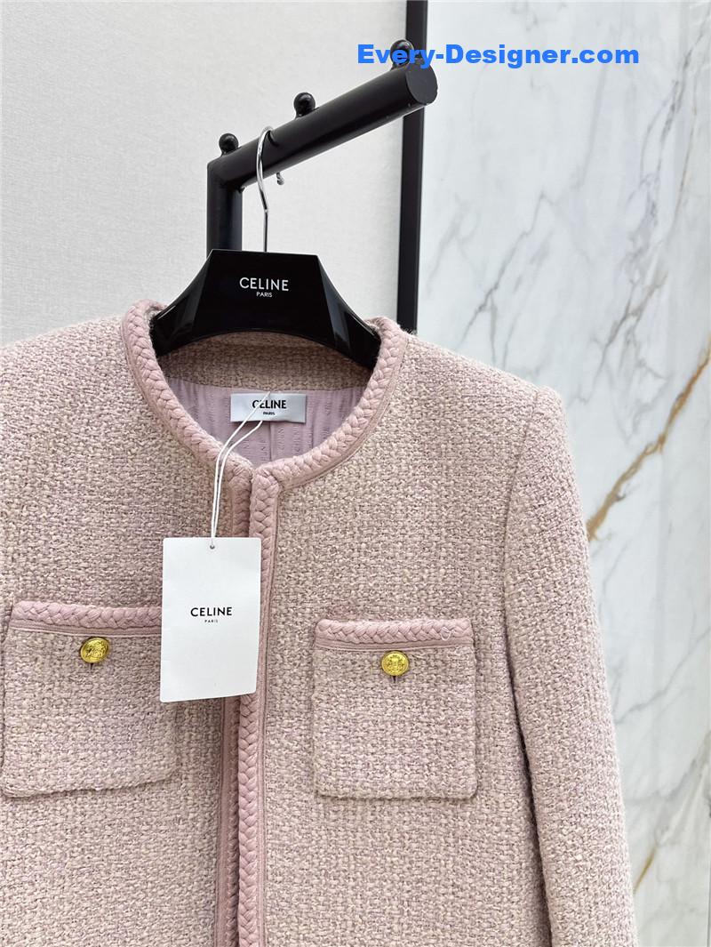 Ce1i*e pink woven jacket replica clothing sites