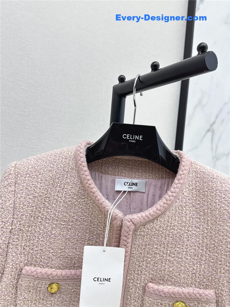 Ce1i*e pink woven jacket replica clothing sites