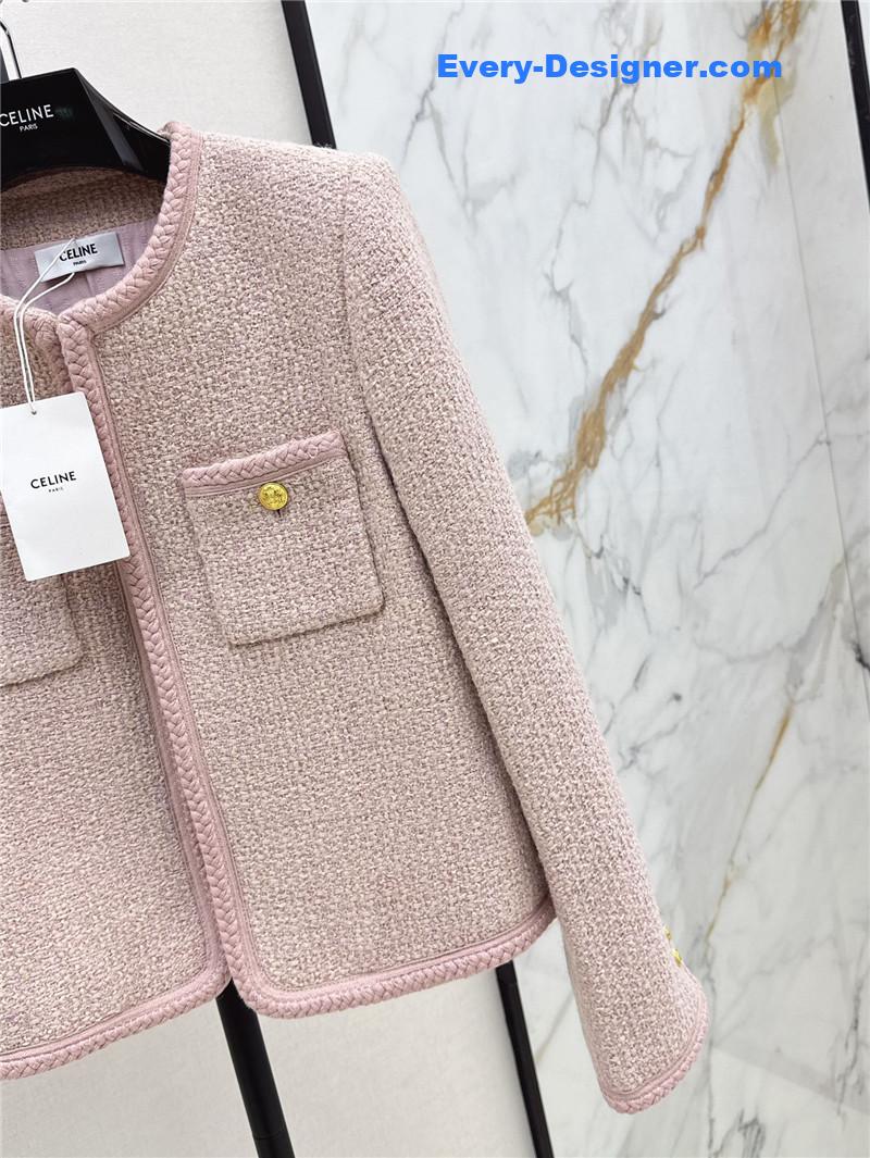 Ce1i*e pink woven jacket replica clothing sites