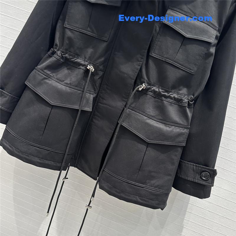 L0ew* stand collar mid-length casual jacket replica d&g clothing