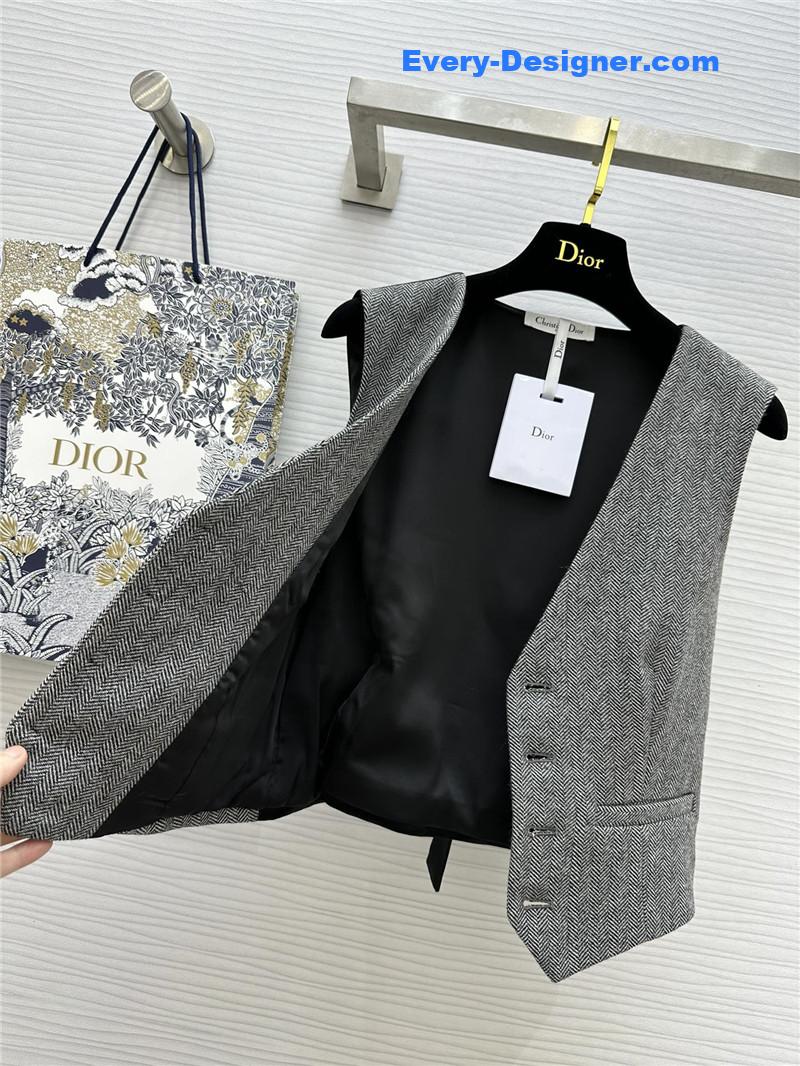 D10r elegant lady patchwork vest replicas clothes