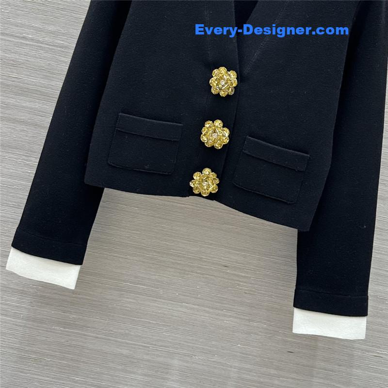 Ch**el v-neck cardigan replica clothing sites