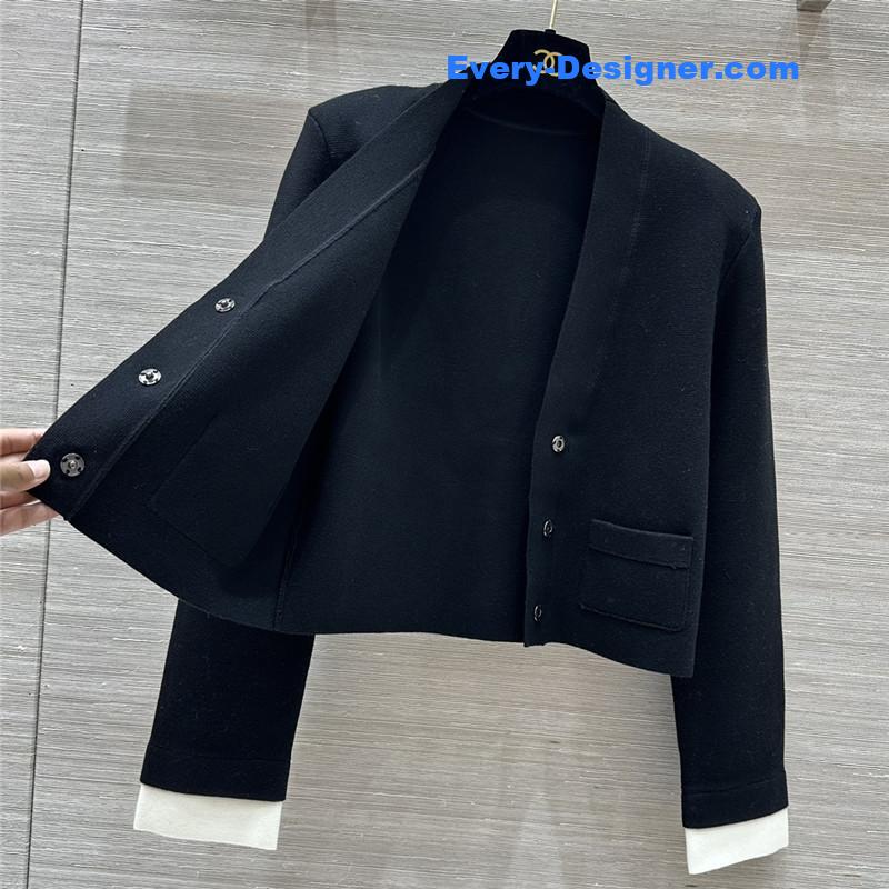Ch**el v-neck cardigan replica clothing sites