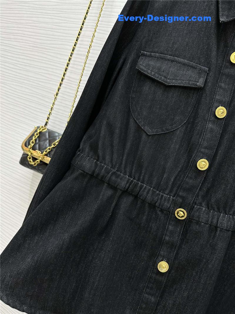 Versace waist denim shirt replica clothing sites
