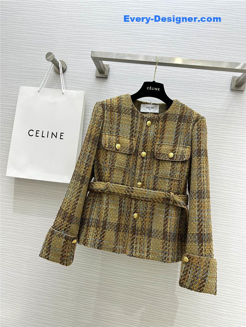 Ce1i*e gold button braided coat replica d&g clothing