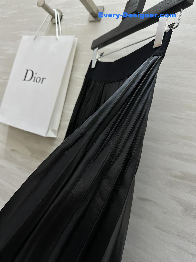 D10r high waist leather skirt