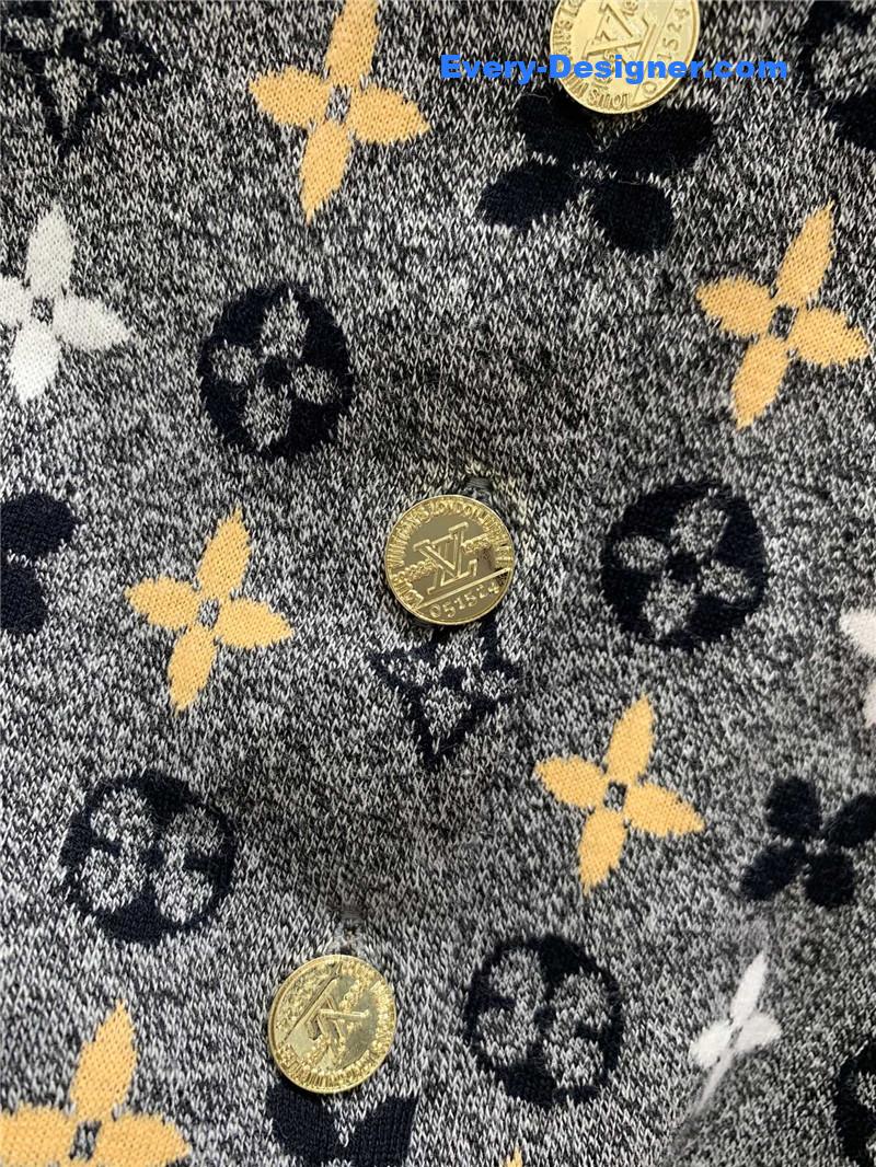 l0vis Vvtt0n kaleidoscope cardigan grey