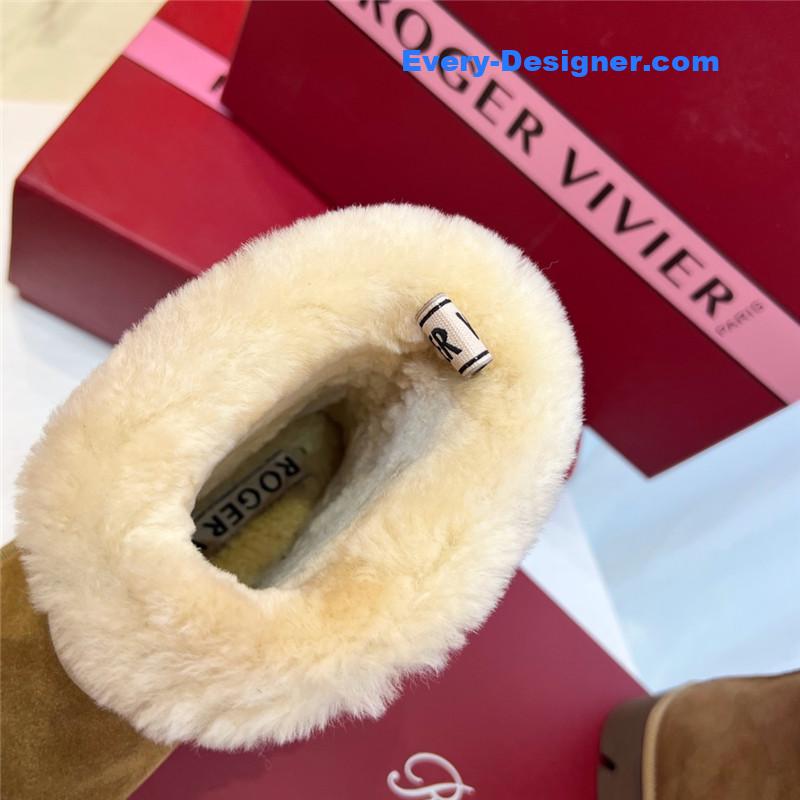 roger u1u1er viv’ brown winter suede ankle boots