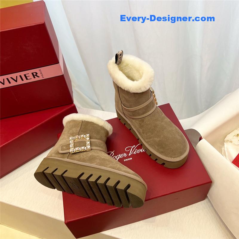 roger u1u1er viv’ winter suede ankle boots