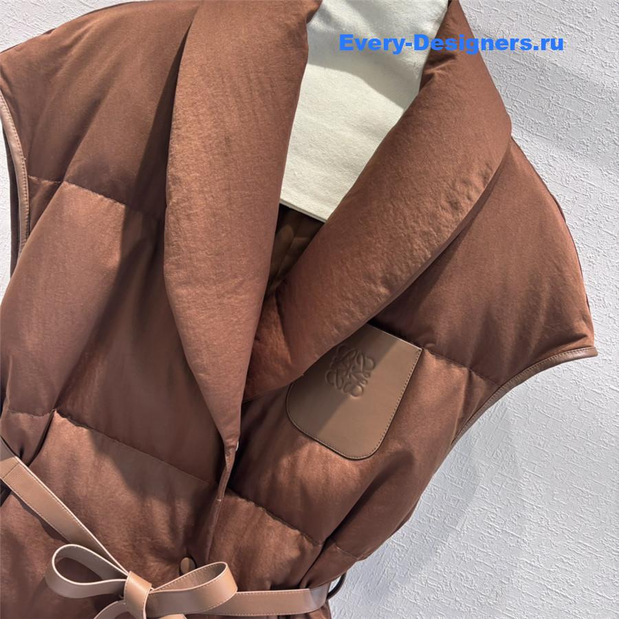 L0ew* lapel down vest