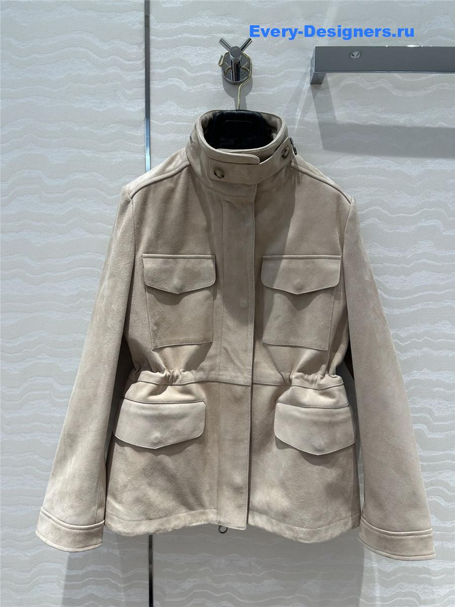 L0r0 P1ana traveler leather jacket