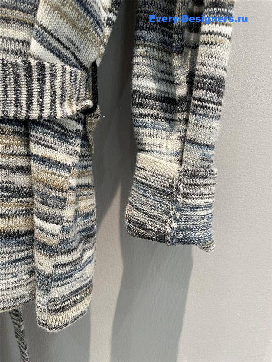 CC belted knitted cardigan