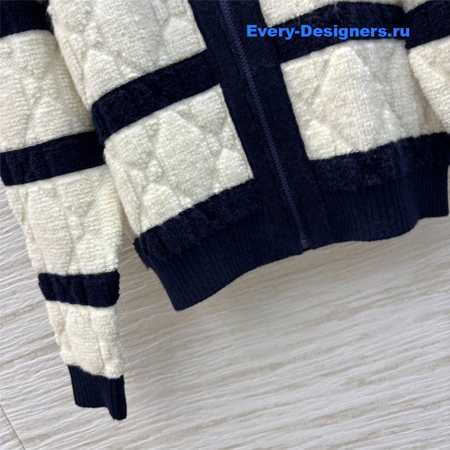 d10r D1am0nd quilted cardigan