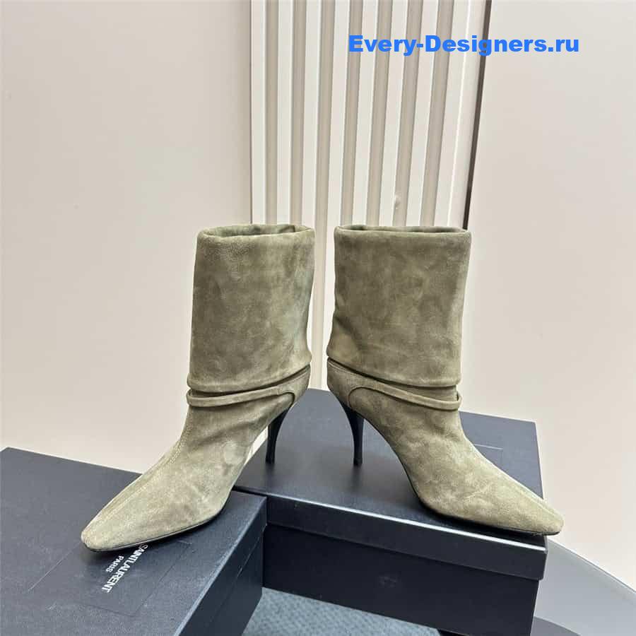 Y51 side zipper ankle boots
