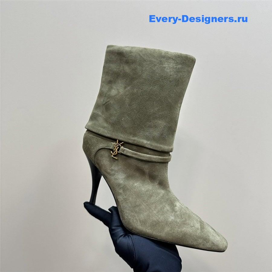 Y51 side zipper ankle boots
