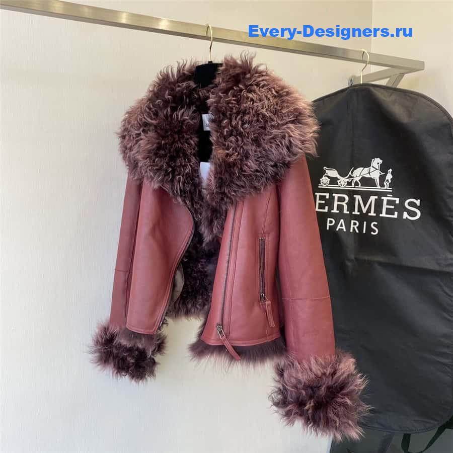 H**me5 shearling coat