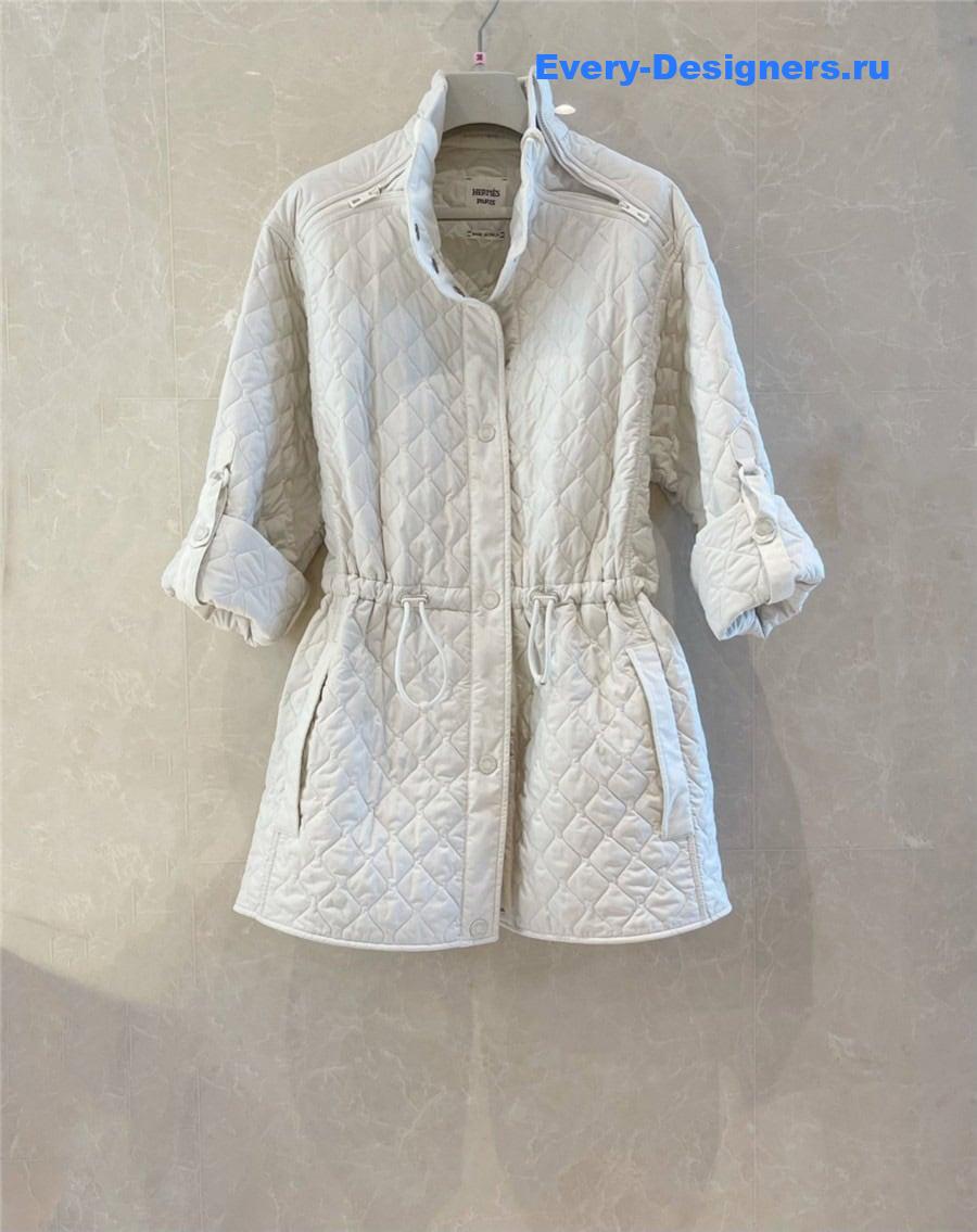 H**me5 waist-length cotton coat