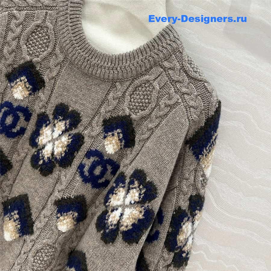 CC Ski Knit Sweater Grey