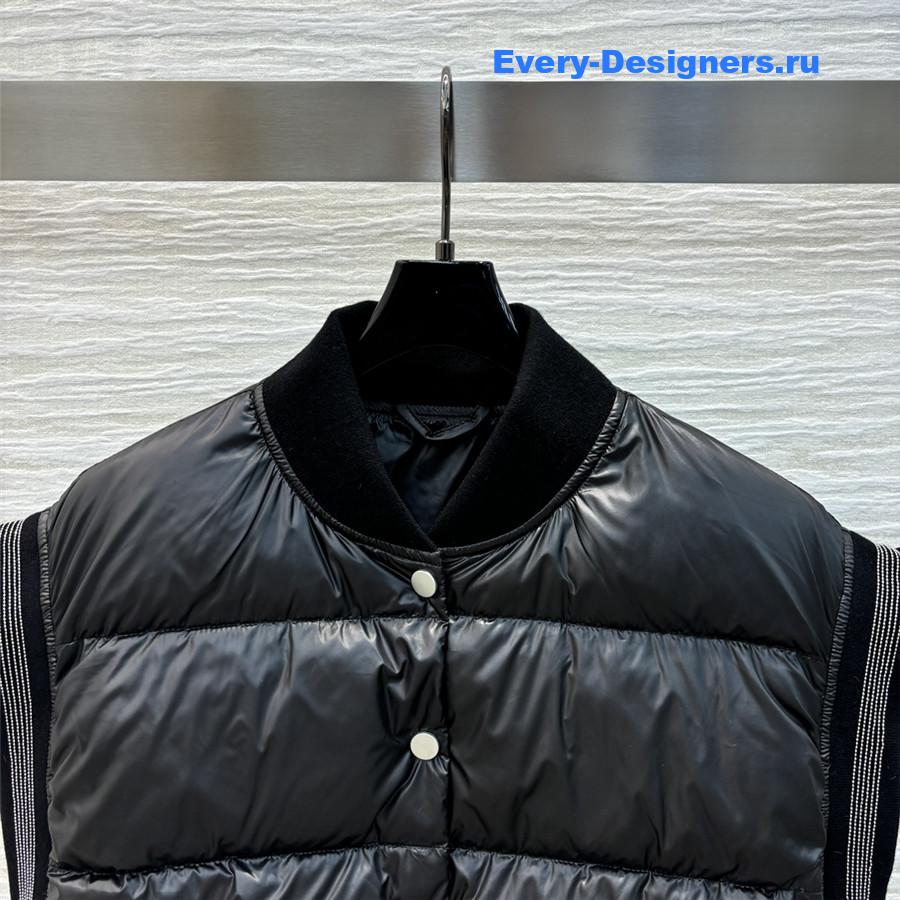 BC ribbed down vest