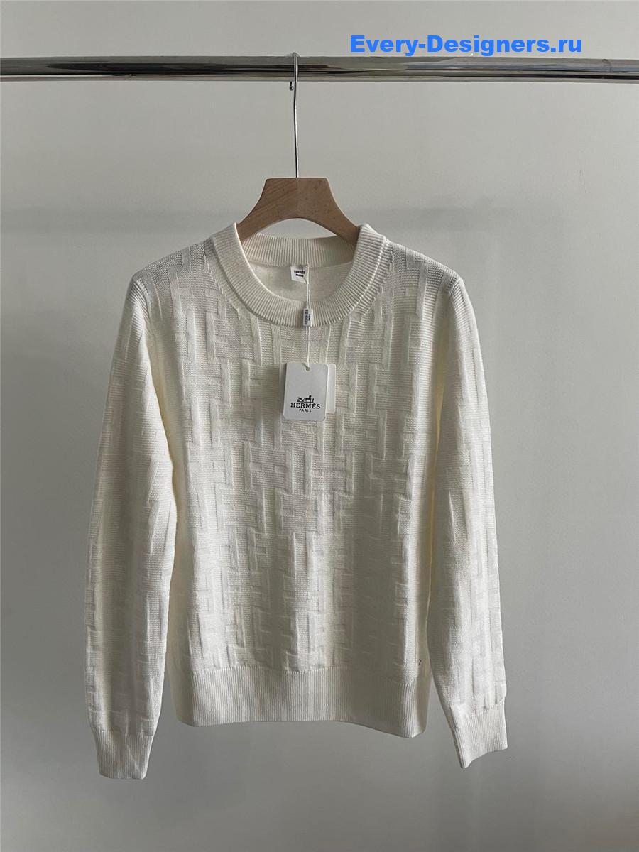 H**me5 h motif wool sweater