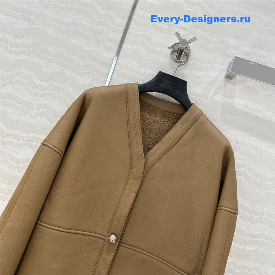 L0ew* lamb fur coat