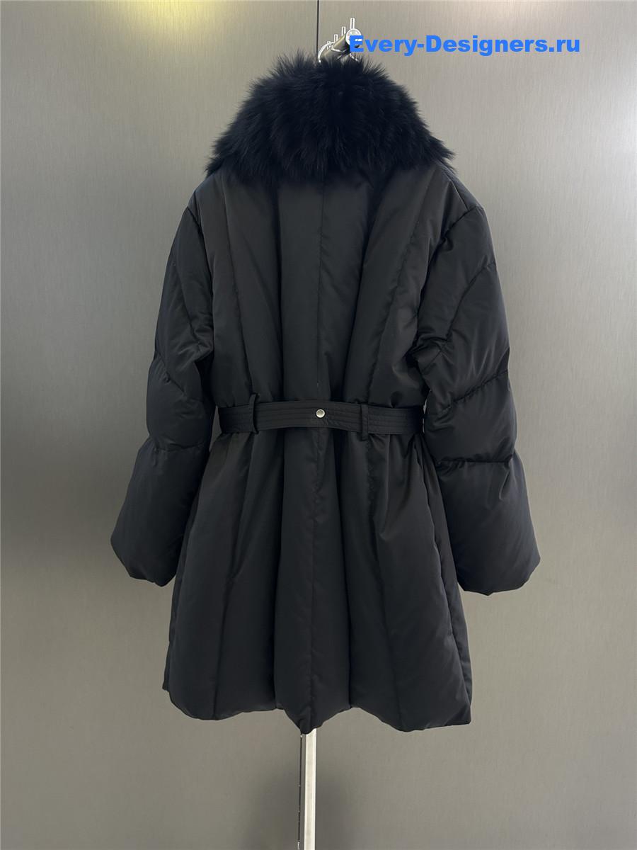 Vanitoo Novem Medium Fur Trim Puffer Coat