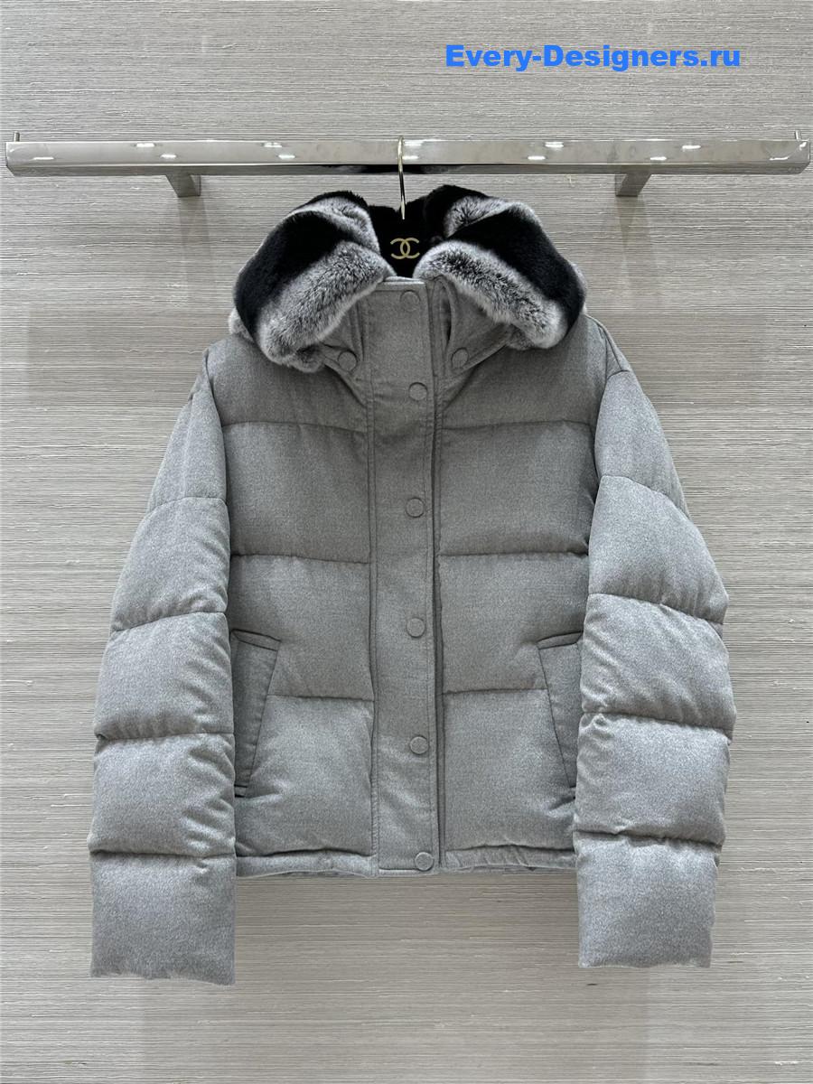 L0r0 P1ana wool and cashmere down jacket