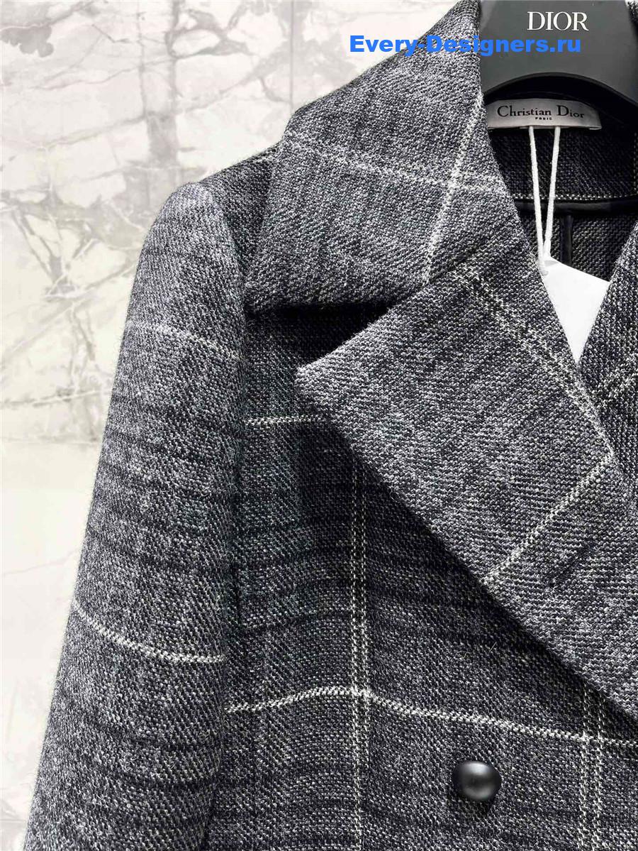 D10r slim-fit wool coat