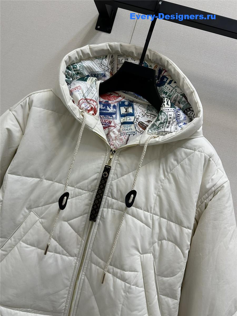 l0vis Vvtt0n lv padded hooded jacket