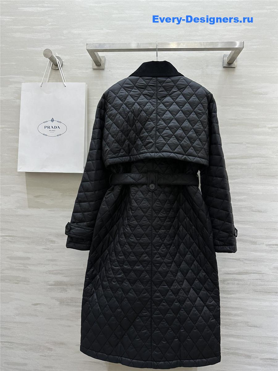 Pra*a long cotton coat