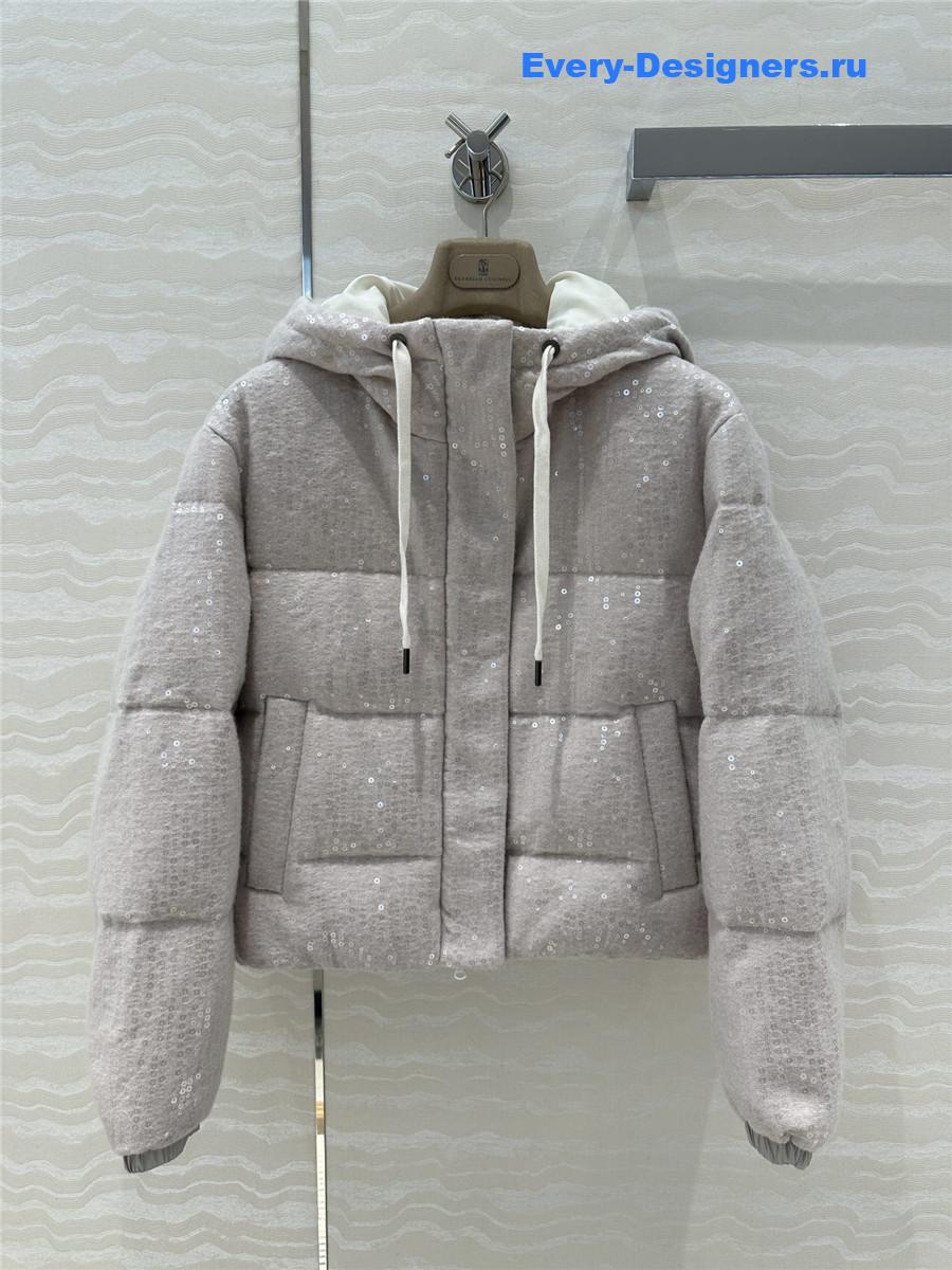 BC Sequined Bread Down Jacket