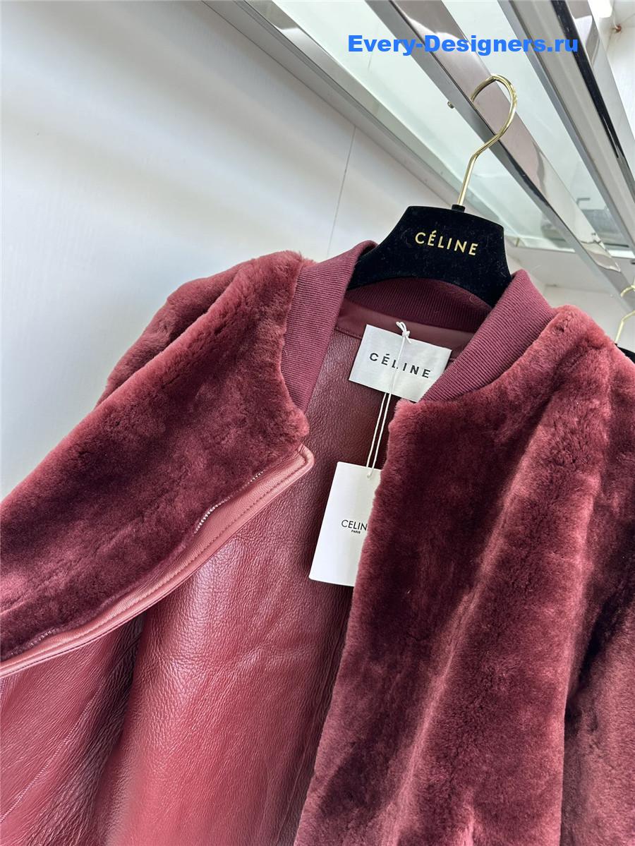 Ce1i*e shearling coat