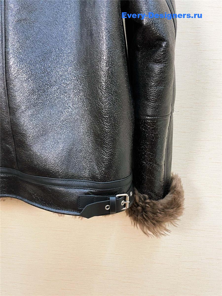 Acne studios shearling coat