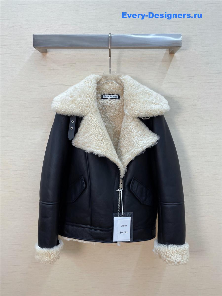 Acne studios shearling coat