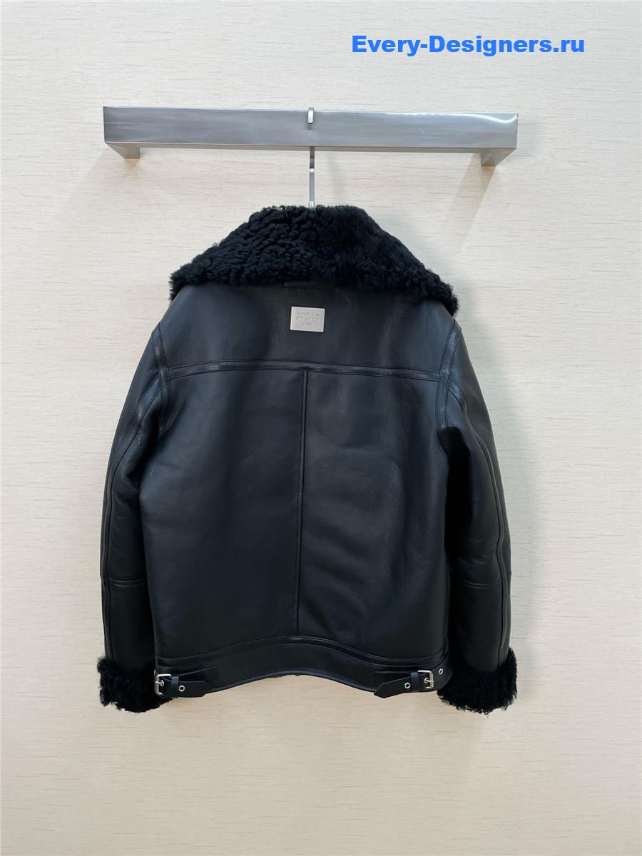 Acne studios shearling coat