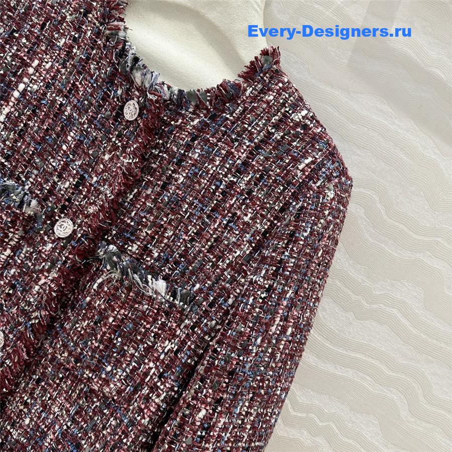 Ch**el woven tweed jacket