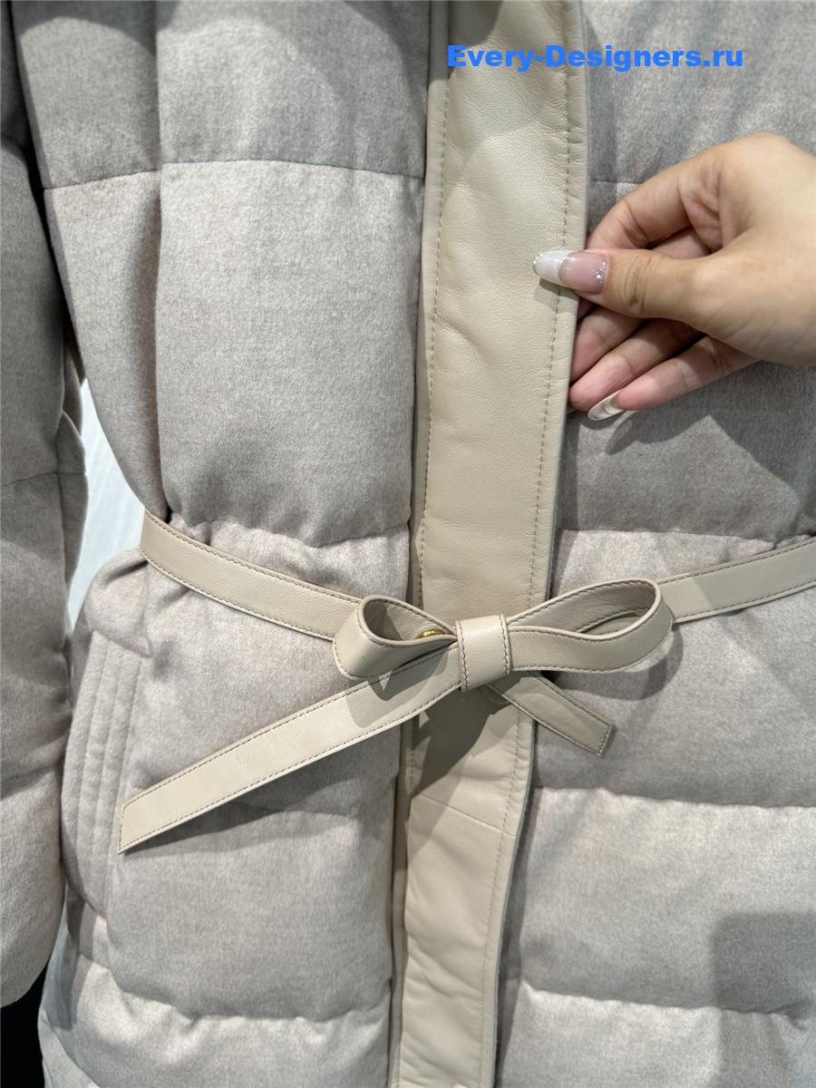 L0r0 P1ana cashmere and goose down jacket