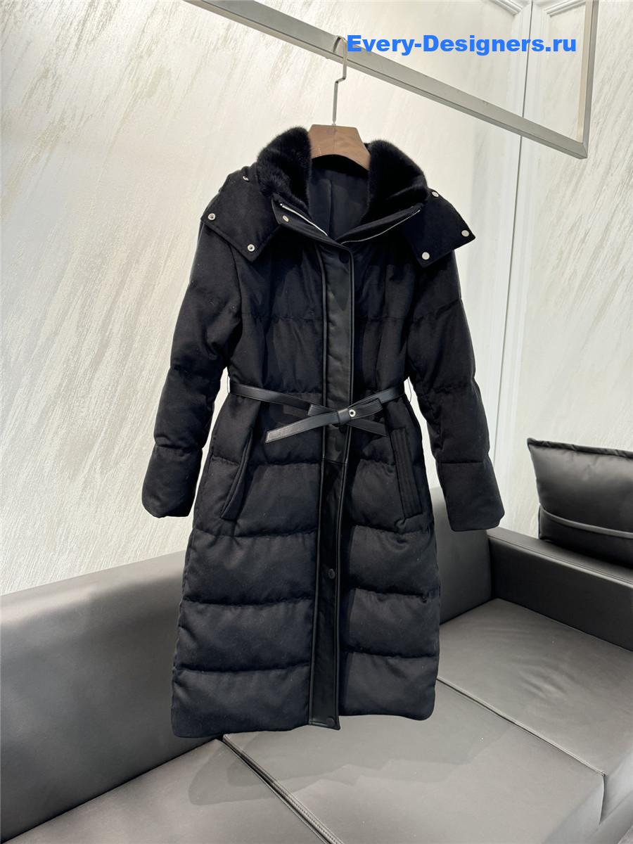 L0r0 P1ana cashmere and goose down jacket