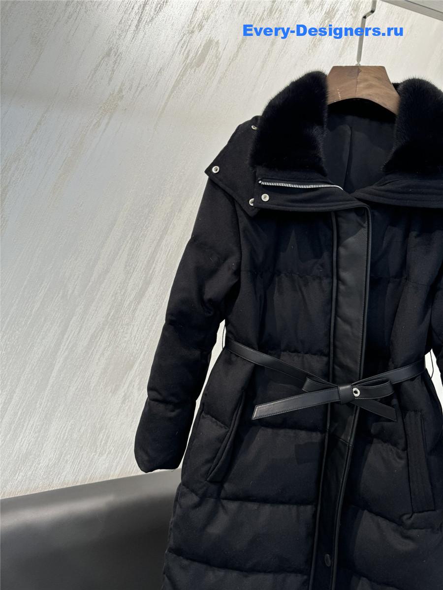 L0r0 P1ana cashmere and goose down jacket