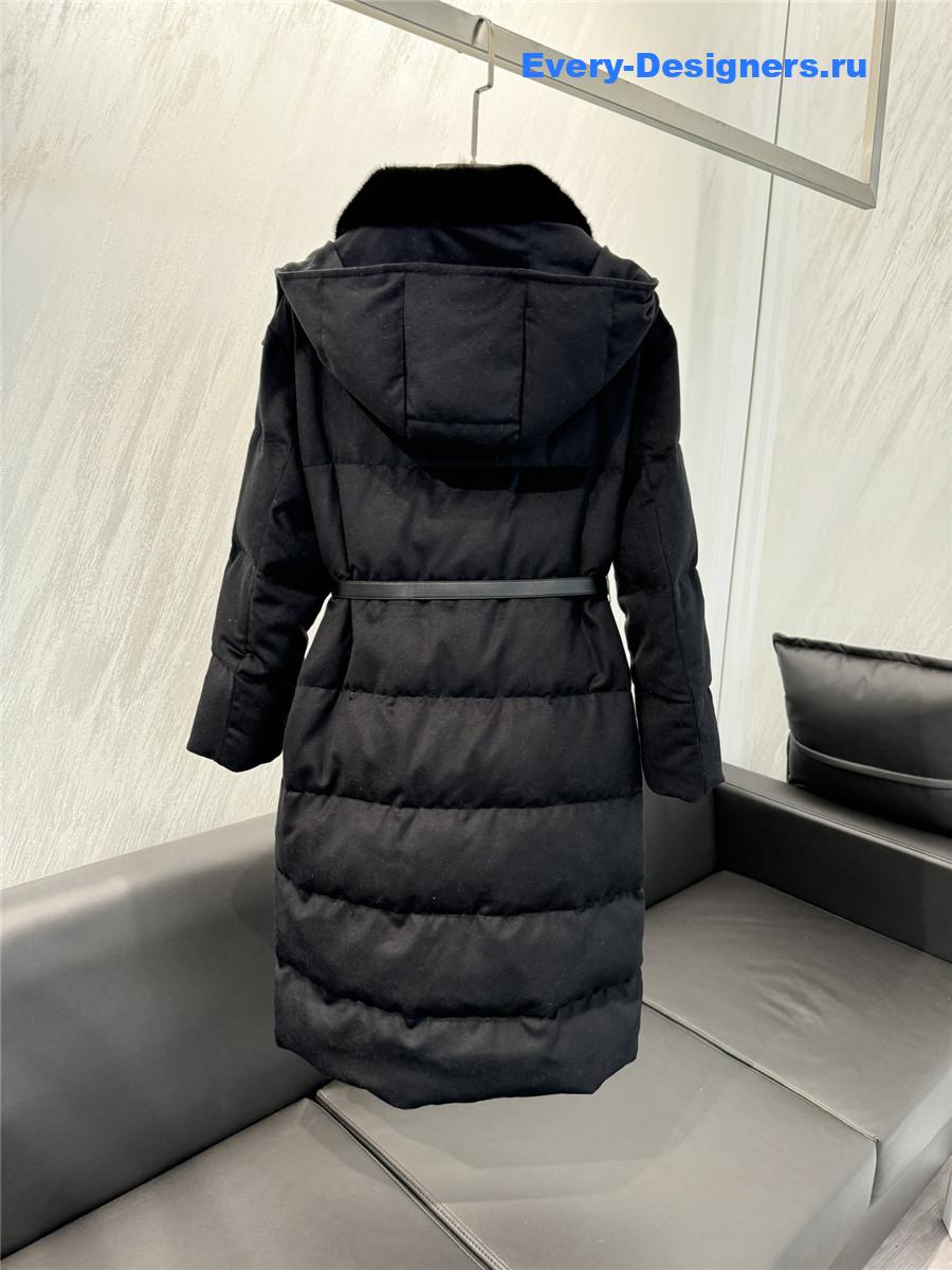 L0r0 P1ana cashmere and goose down jacket