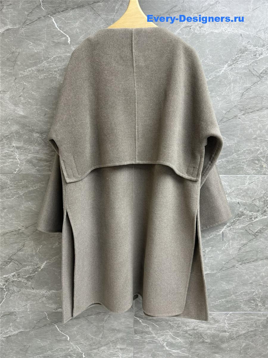 H**me5 fake two-piece cashmere coat