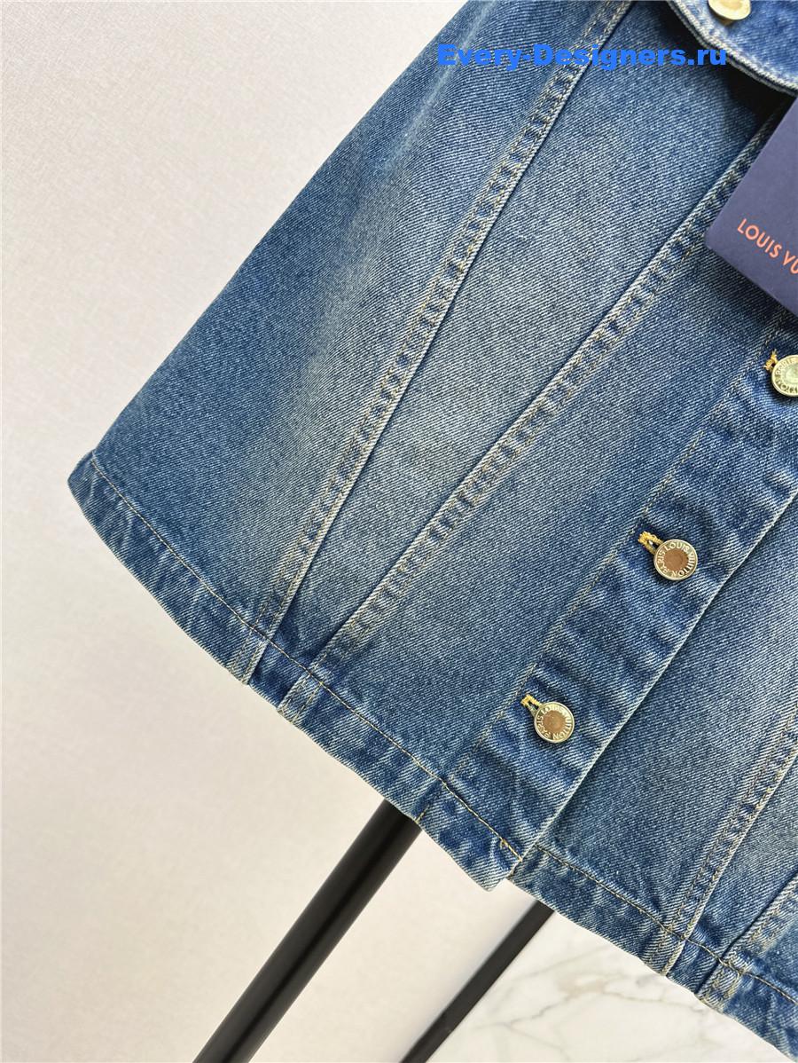 l0vis Vvtt0n lv denim skirt