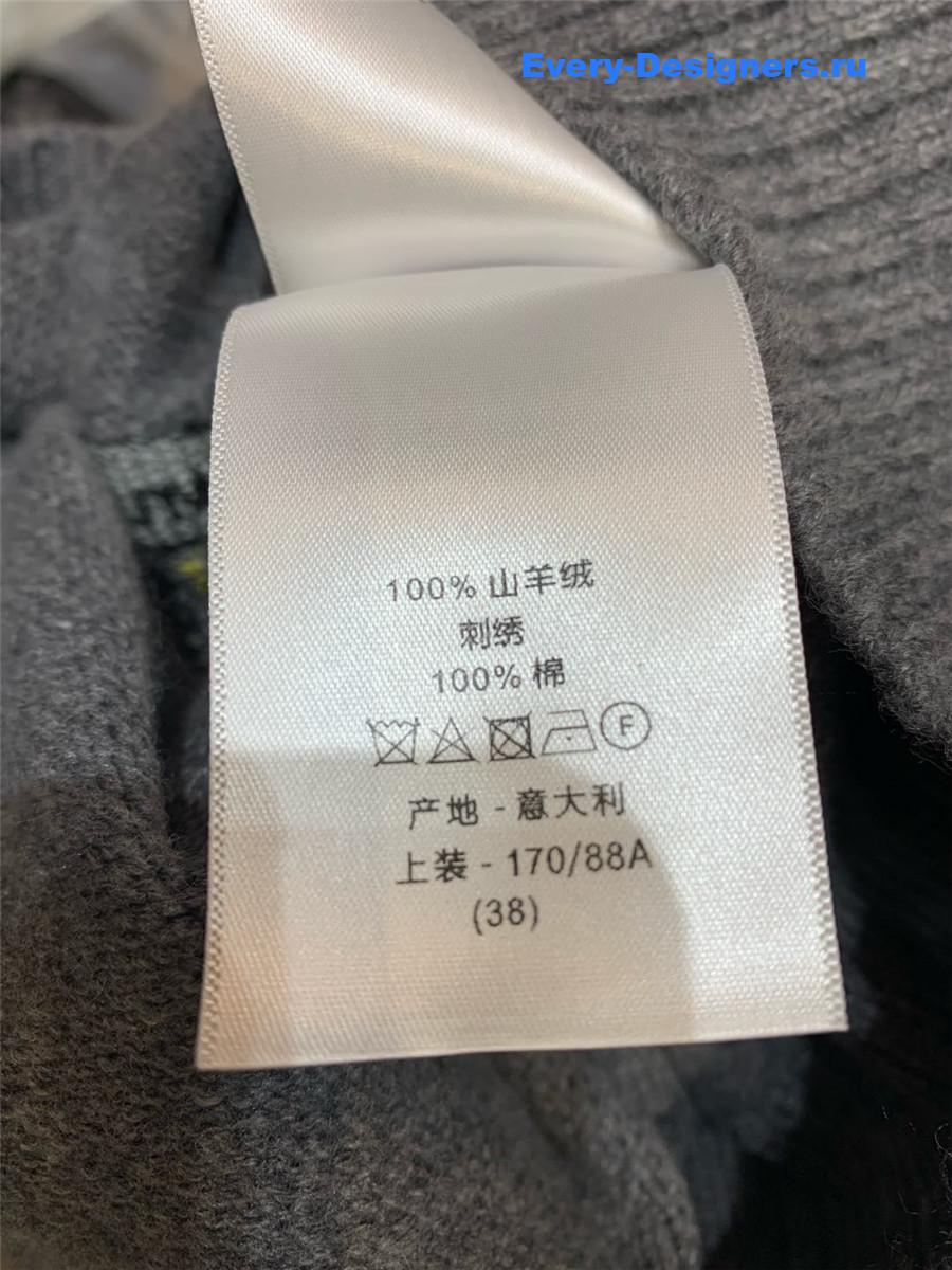 D10r star embroidered cashmere sweater