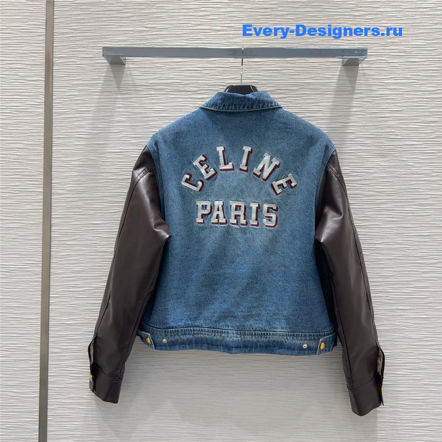 Ce1i*e paris jacket in dark union wash denim