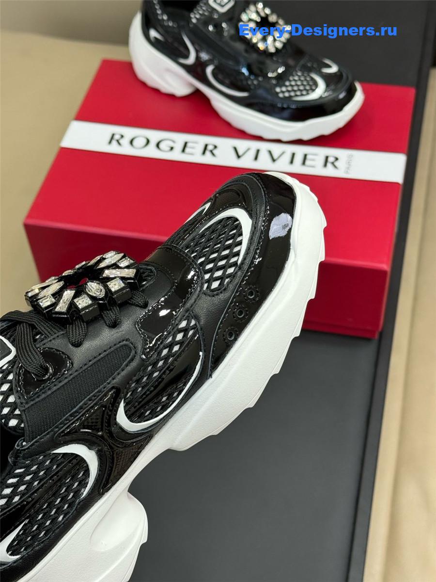 roger u1u1er viv on the run black sneakers