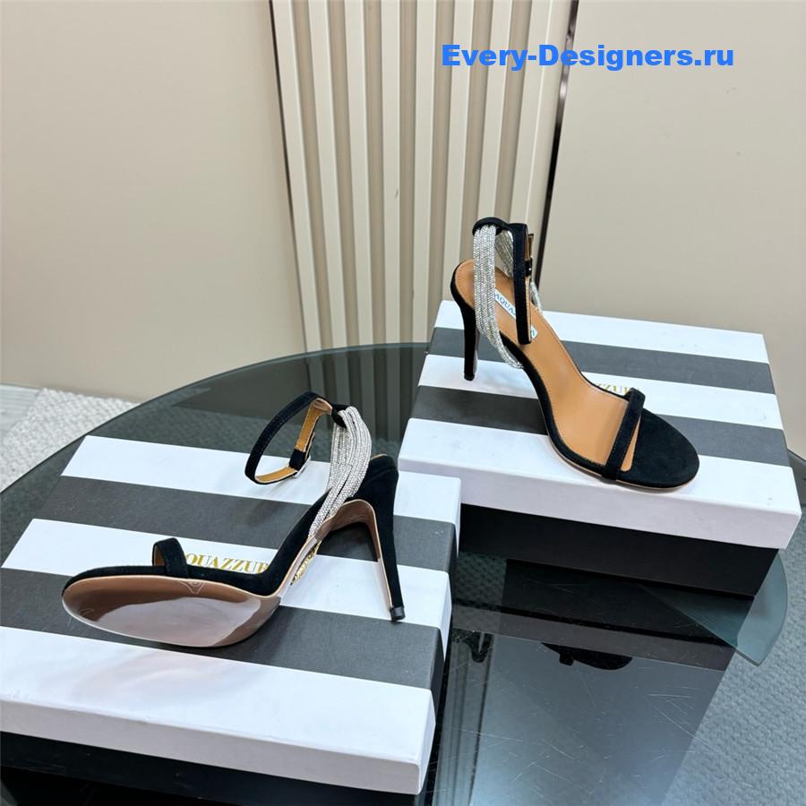 Aquazzura Wild At Heart 105 Sandal Black