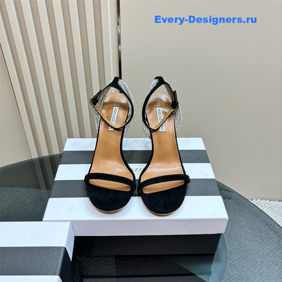 Aquazzura Wild At Heart 105 Sandal Black