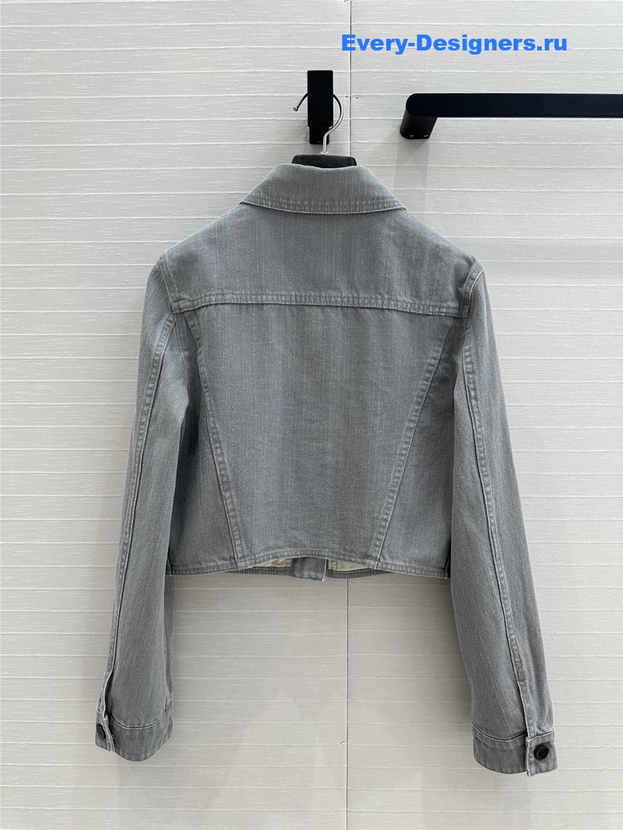 F**di haze blue denim jacket